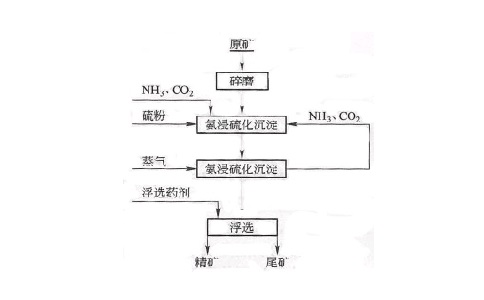 云南東川湯丹氧化銅礦的氨浸—硫化沉淀—浮選